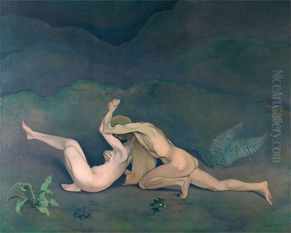 Homme et femme Oil Painting by Felix Vallotton
