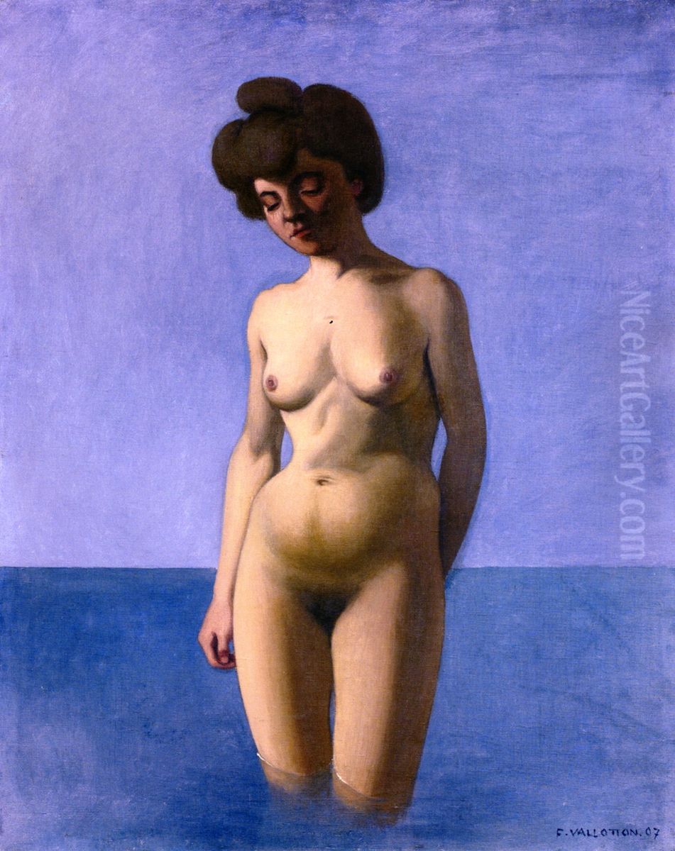 Baigneuse de face Oil Painting by Felix Vallotton