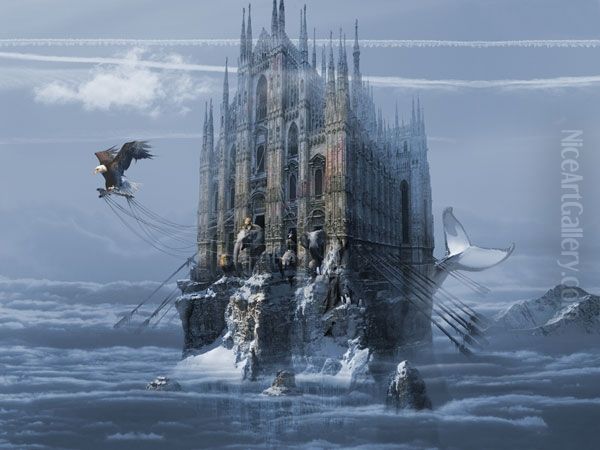 delusion of grandeur Oil Painting by George Grie