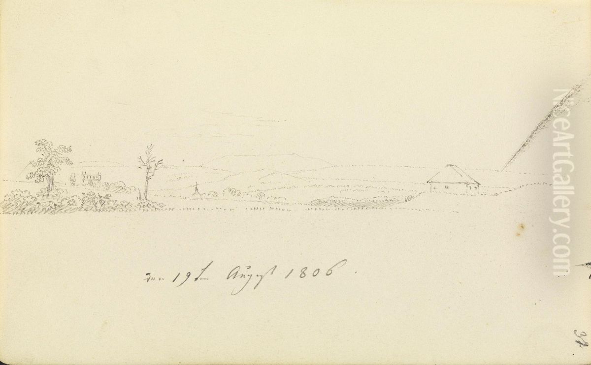 Blick auf die Bohmische Schweiz Oil Painting by Caspar David Friedrich