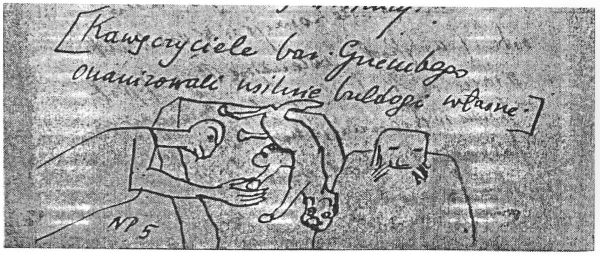 Kawjeczyciele bar. Gnembego onanizowali usilne buldogi wlasne Oil Painting by Stanislaw Ignacy Witkiewicz