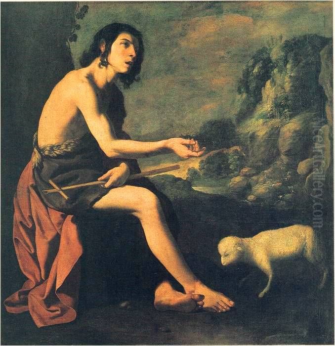 San Juan Bautista Oil Painting by Francisco De Zurbaran