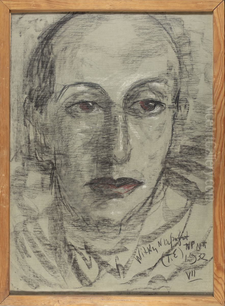 Portret Leona Reynela Oil Painting by Stanislaw Ignacy Witkiewicz (Witkacy)