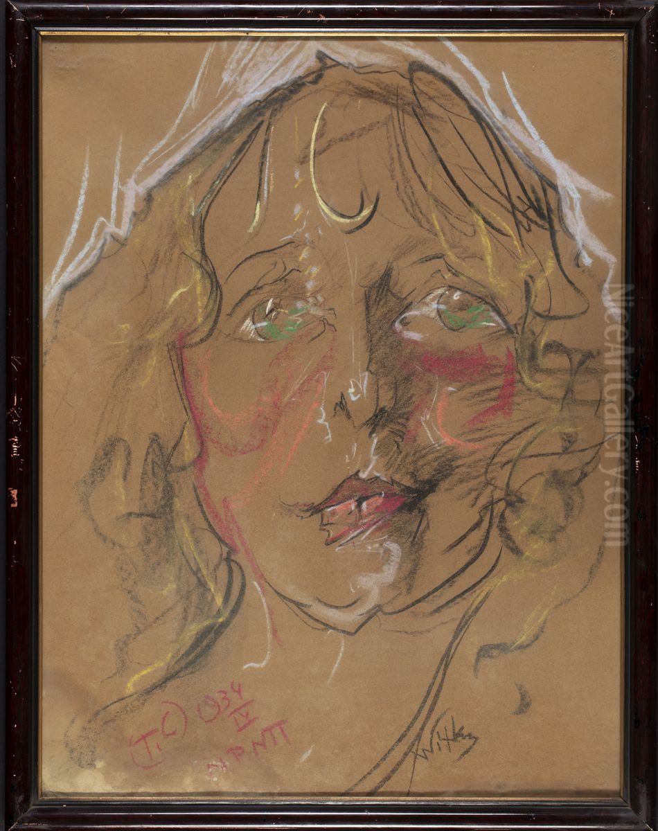 Portrait of Eugenia Bundykowa Oil Painting by Stanislaw Ignacy Witkiewicz (Witkacy)