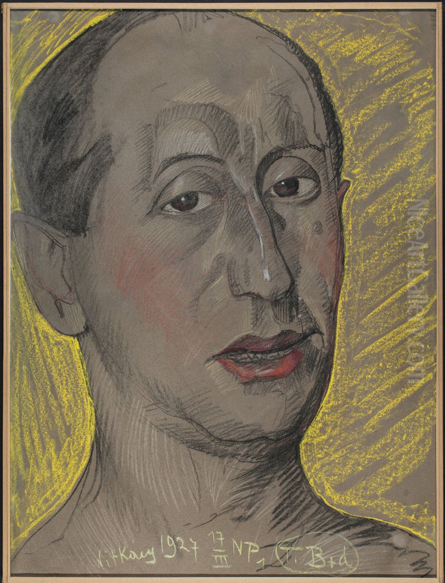 Portret Leona Reynela Oil Painting by Stanislaw Ignacy Witkiewicz (Witkacy)