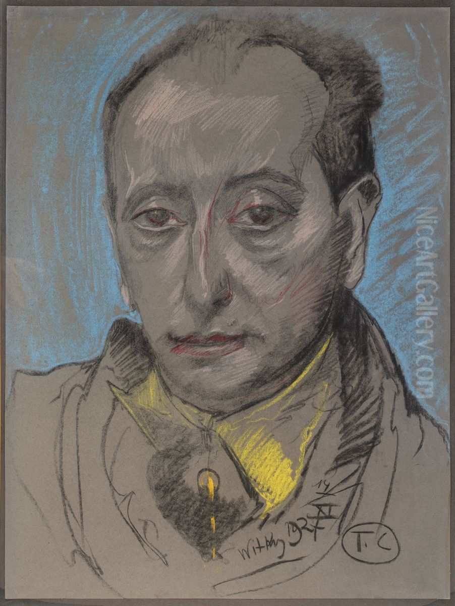 Portret Leona Reynela Oil Painting by Stanislaw Ignacy Witkiewicz (Witkacy)