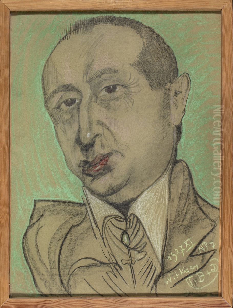 Portret Leona Reynela Oil Painting by Stanislaw Ignacy Witkiewicz (Witkacy)