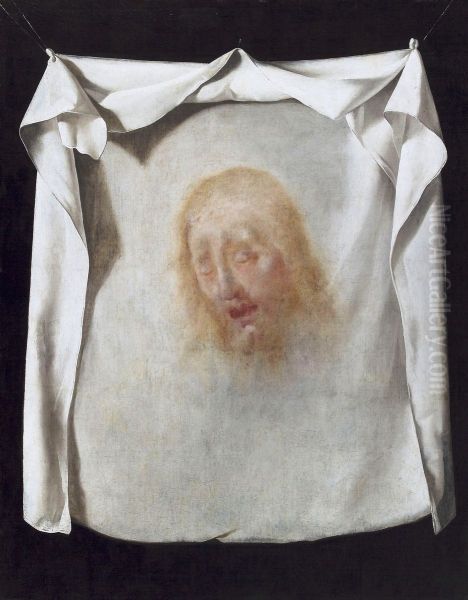 La Santa Faz Oil Painting by Francisco De Zurbaran