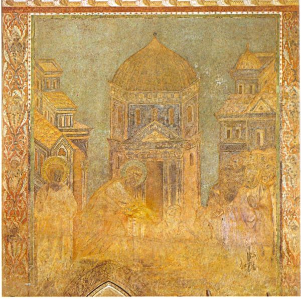 Peter heals a lame man Oil Painting by Cimabue