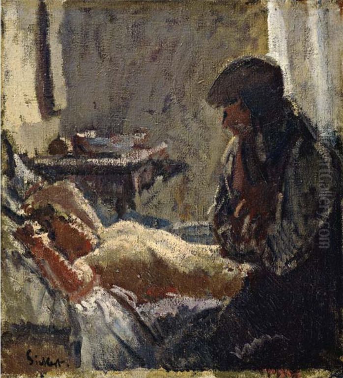 The Camden Town Murder and Summer Afternoon. Oil Painting by Walter Richard Sickert
