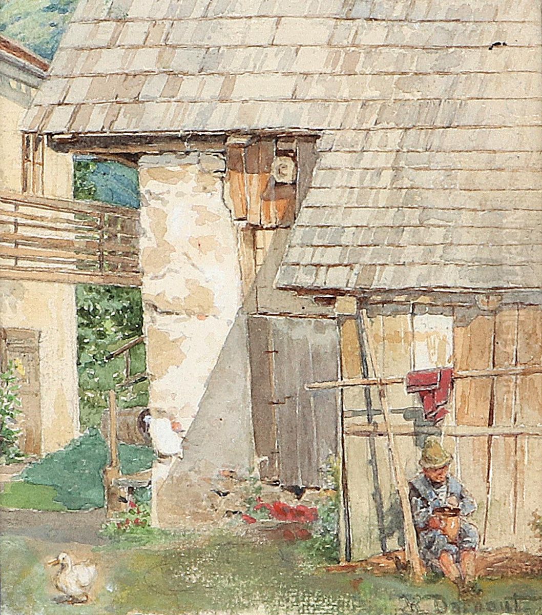 Ein Bauer Oil Painting by Hugo Darnaut