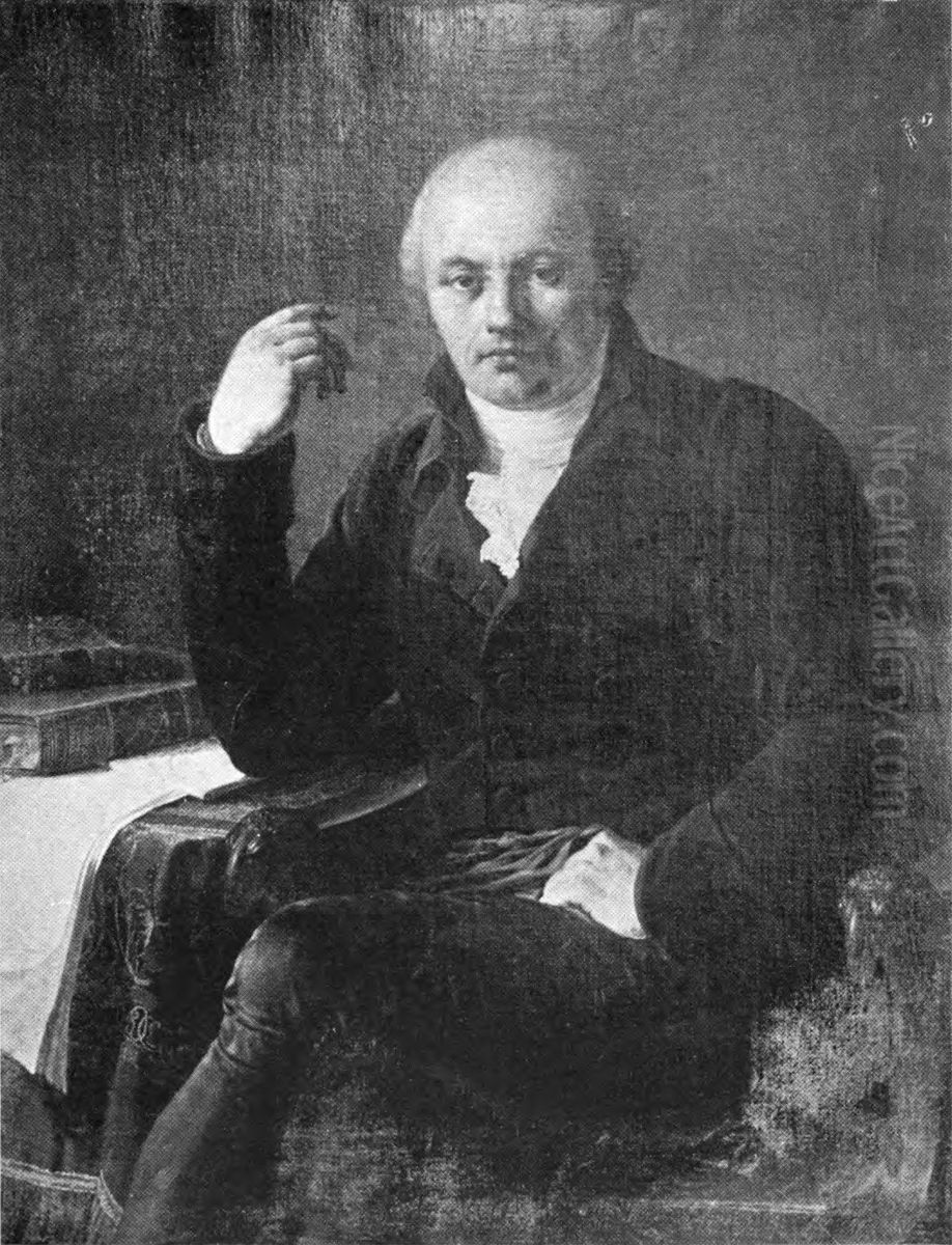 Portrait of doctor Franz Joseph Gall Oil Painting by Marie-Guillemine Benoist