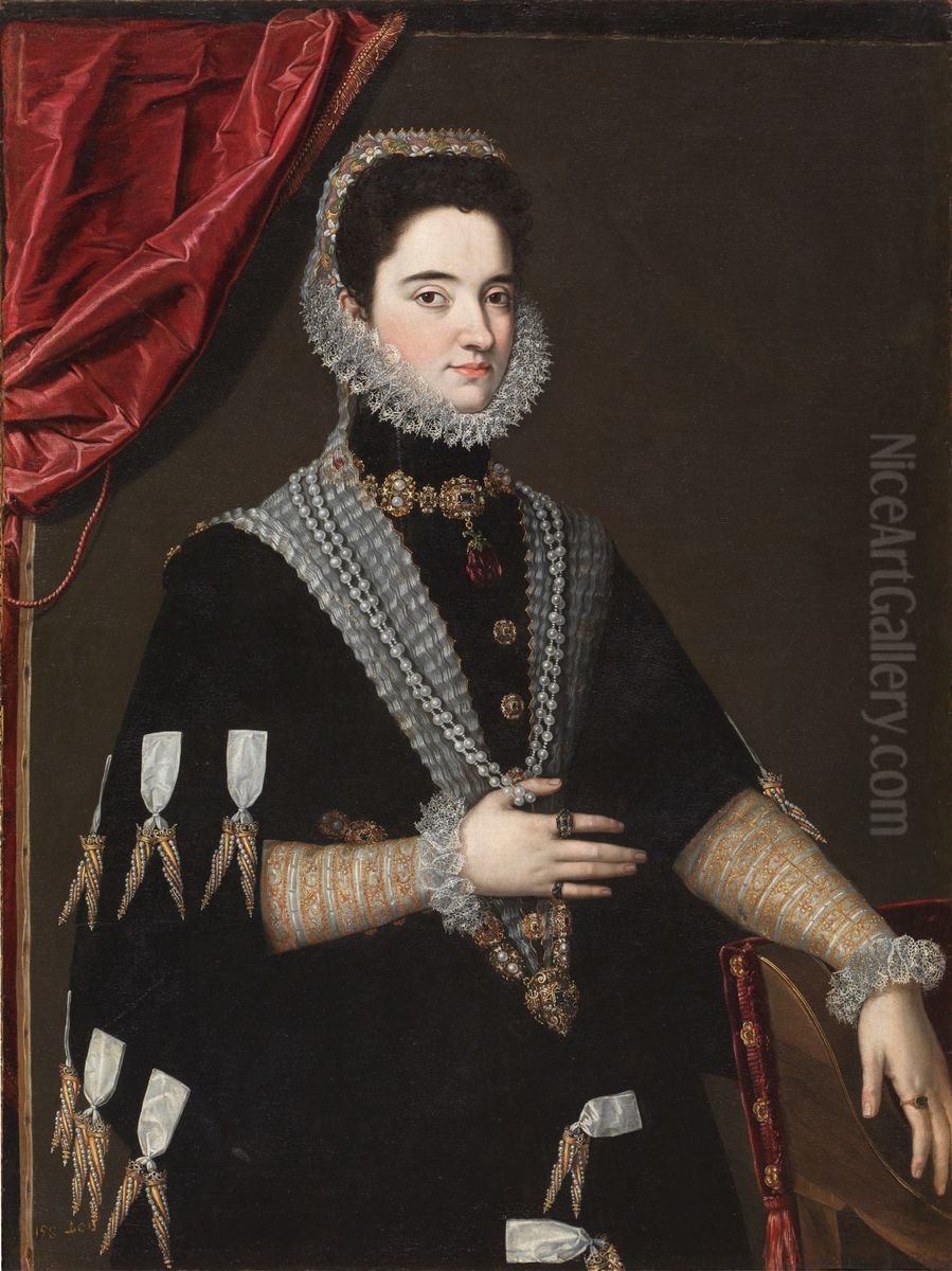 Portrait of a Lady Oil Painting by Scipione Pulzone