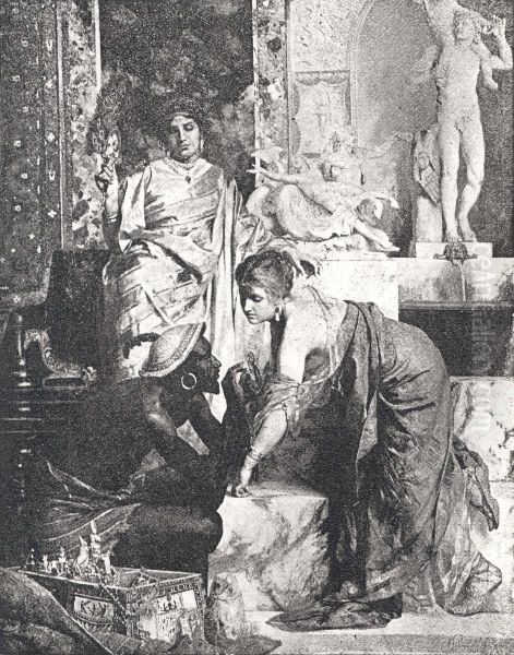 Selling Amulets. Oil Painting by Henryk Siemiradzki