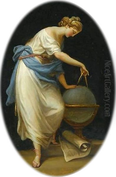 Urania Oil Painting by Angelica Kauffmann