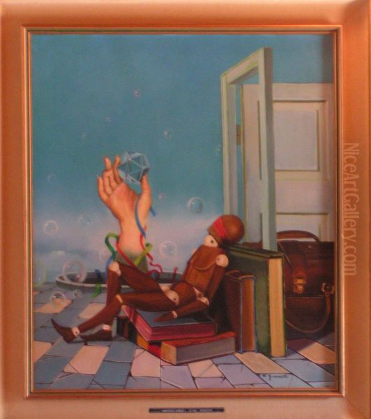 Dreams of a doped young Oil Painting by William Girometti