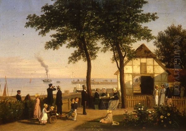 Vedbaek krohave Oil Painting by unknown