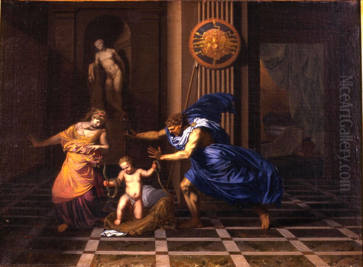 L'Enfance d'Hercule Oil Painting by Bertholet Flemalle