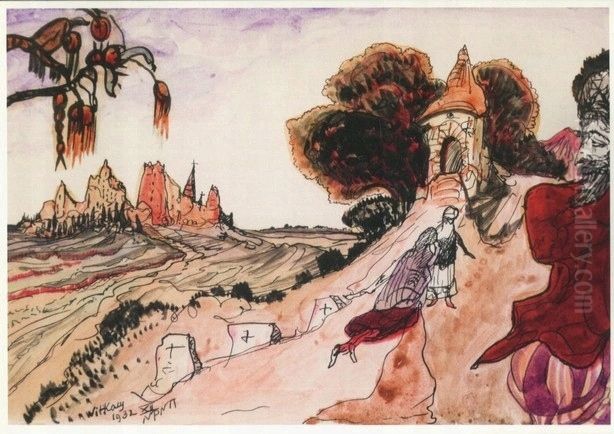 Bajka II Oil Painting by Stanislaw Ignacy Witkiewicz (Witkacy)