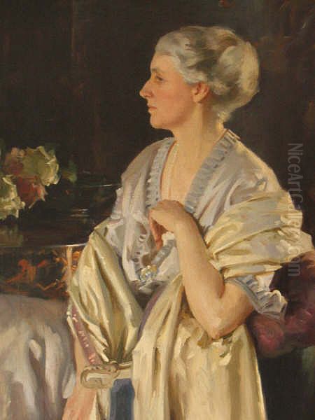 Portrait of Jane Emmet de Glehn Oil Painting by Wilfrid de Glehn