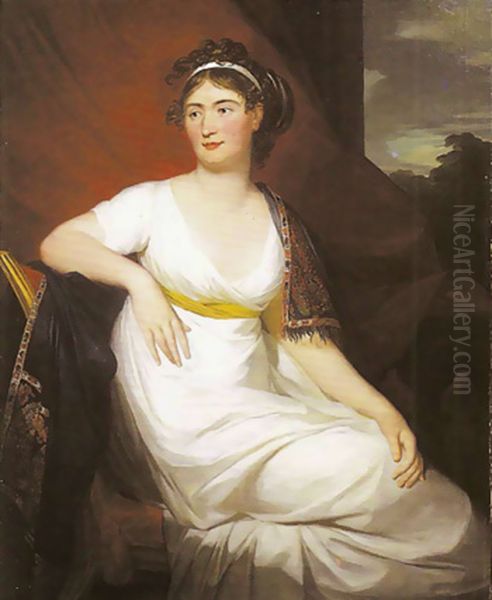 Portrait de la comtesse Tatiana Vassilievna Youssoupova Oil Painting by Jean-Laurent Mosnier