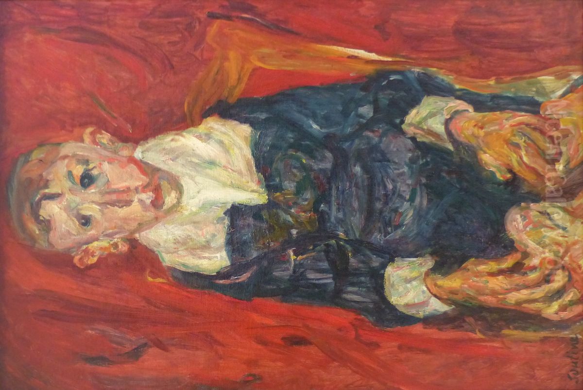 The Idiot Oil Painting by Chaim Soutine