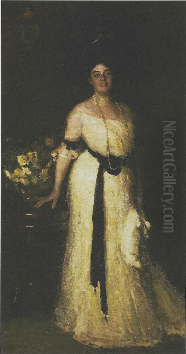 Abigail Kawananakoa Oil Painting by Matteo Sandona