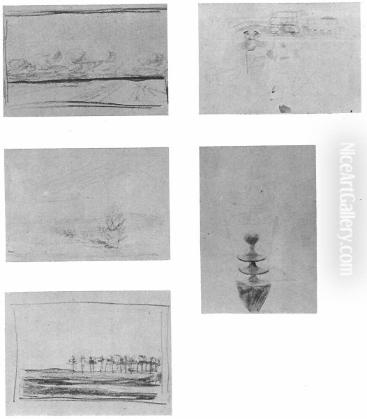 Sketchbook, 48-pages Oil Painting by Stanislaw Ignacy Witkiewicz