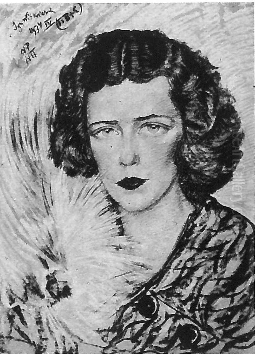 Portret kobiecy Oil Painting by Stanislaw Ignacy Witkiewicz (Witkacy)