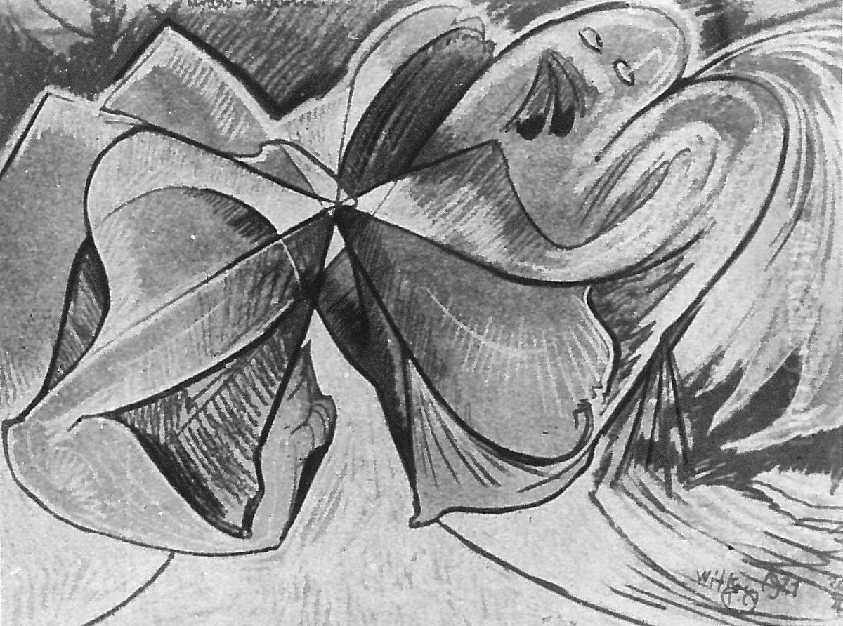 Urano - mglawica Oil Painting by Stanislaw Ignacy Witkiewicz (Witkacy)