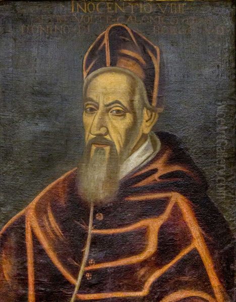 Portrait of Pope Innocent IX Oil Painting by unknown