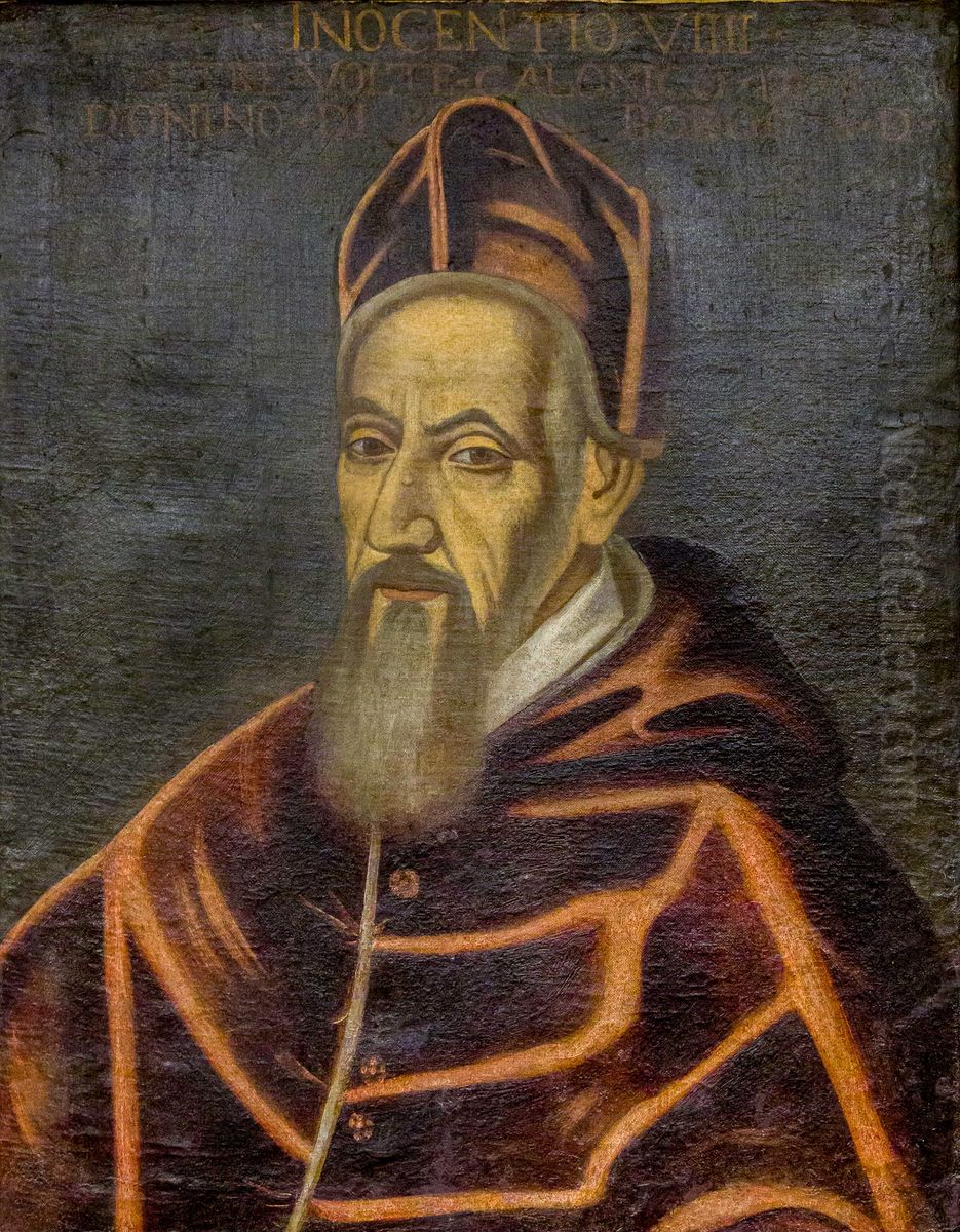 Ritratto di papa Innocenzo IX Oil Painting by unknown