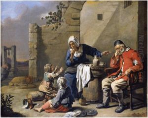 A woman selling fruit