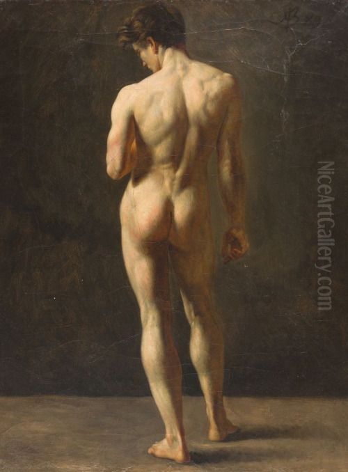 Academie masculine Oil Painting by unknown