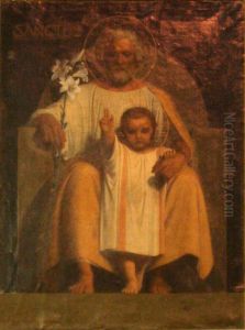 saint-Joseph et l'Enfant Jesus.