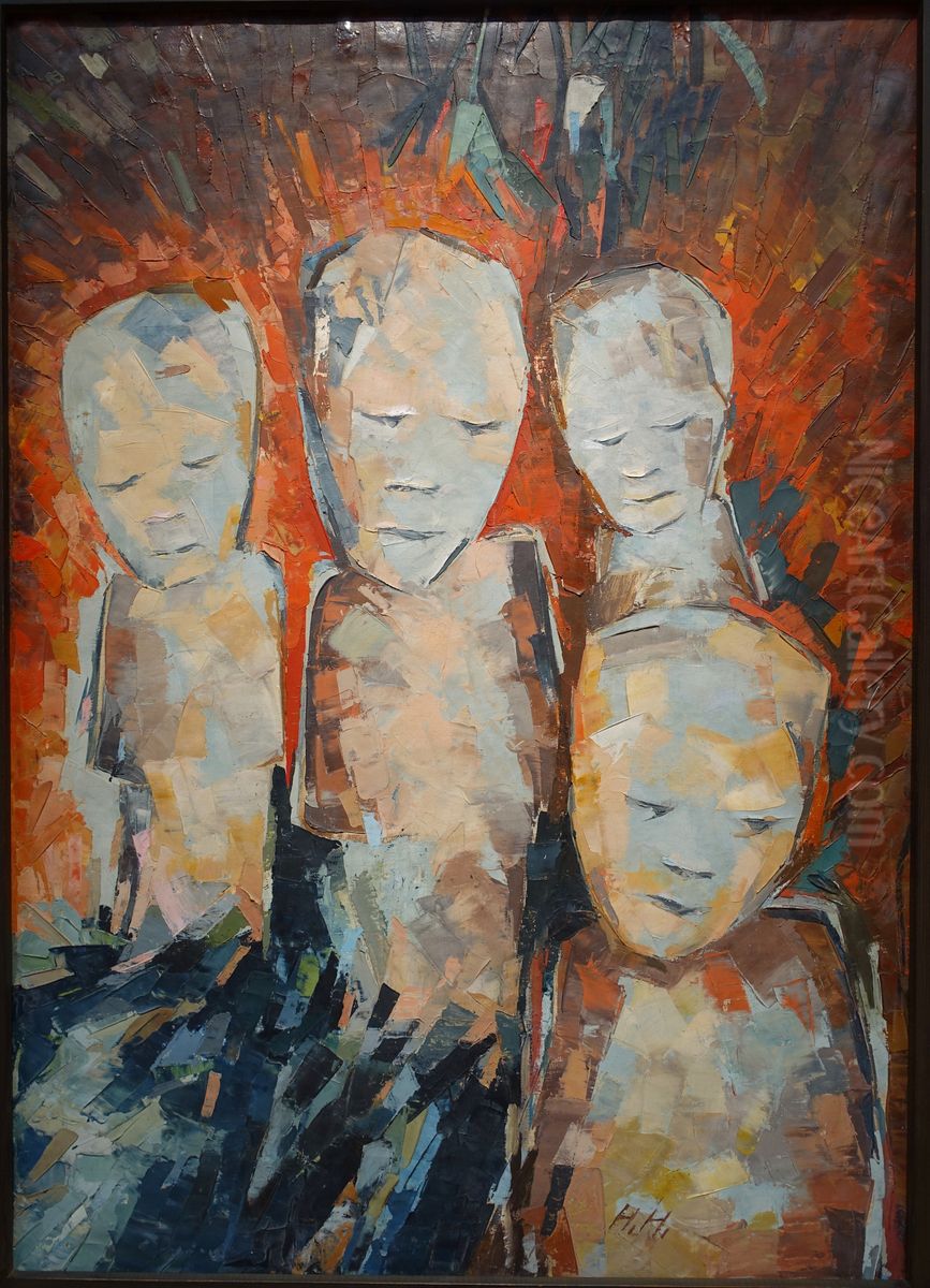 Resignation Oil Painting by Hannah Hoch