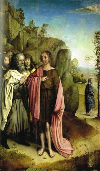 Ecce Agnus Dei Oil Painting by Juan De Flandes