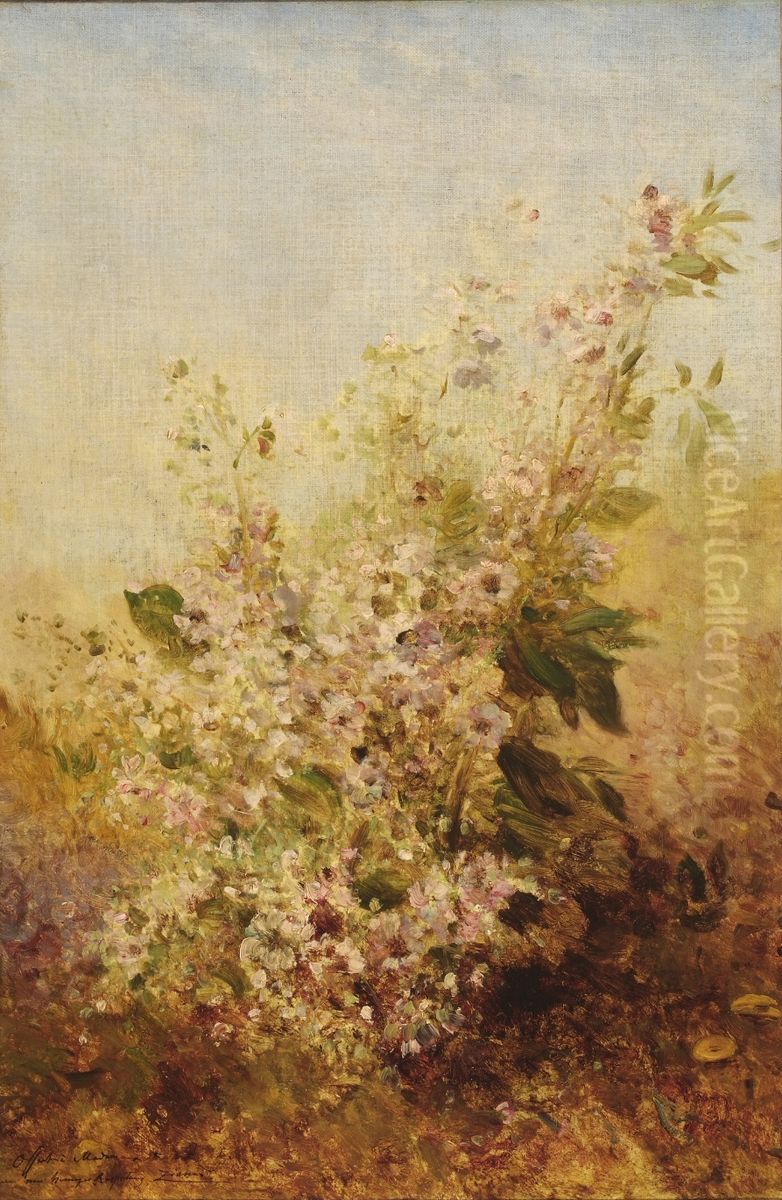 Bloemen ('(Gerbe de) Fleurs'). Oil Painting by Felix Ziem Bloemen ('(Gerbe de) Fleurs'). Oil Painting by Felix Ziem