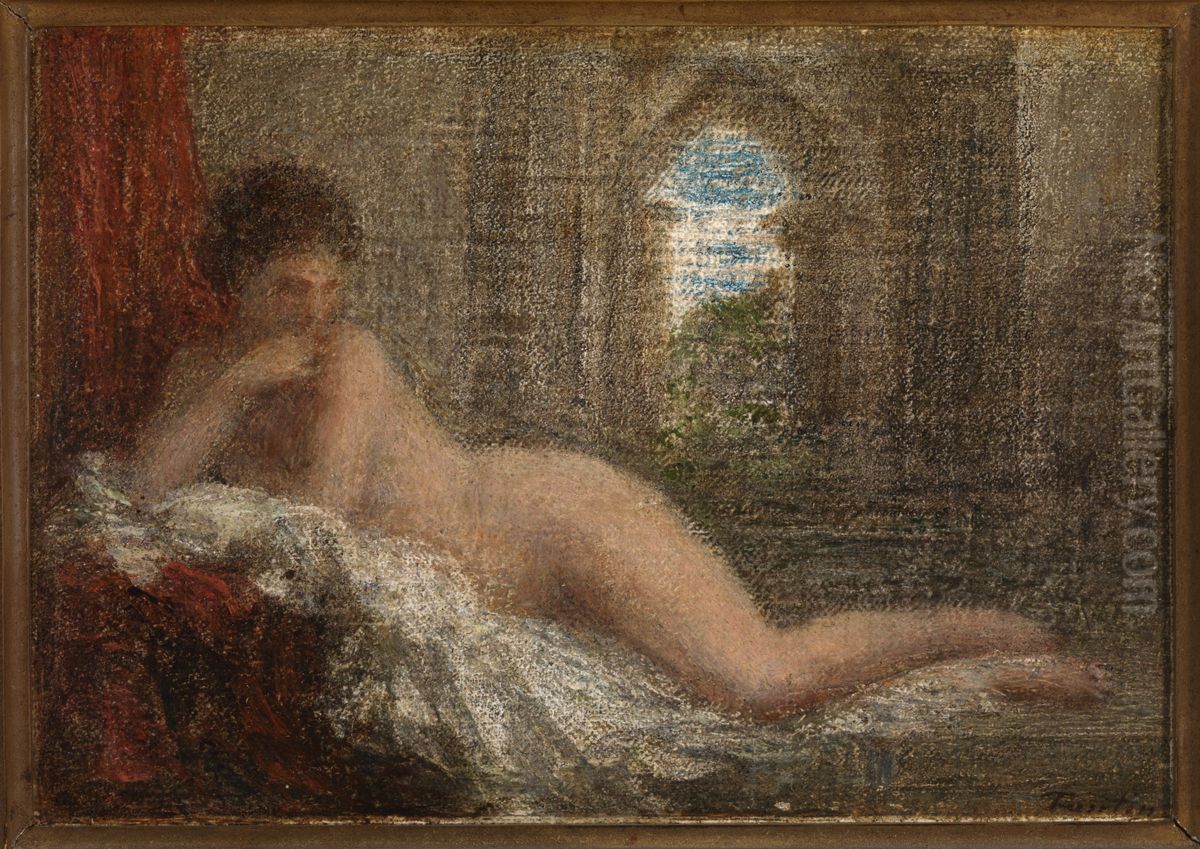 Odalisque. Oil Painting by Henri Fantin-Latour