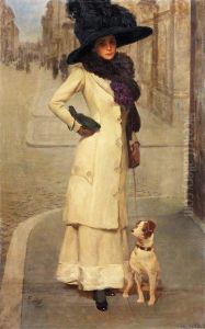 Signora con cagnolino, 1911 Signora con cagnolino, 1911