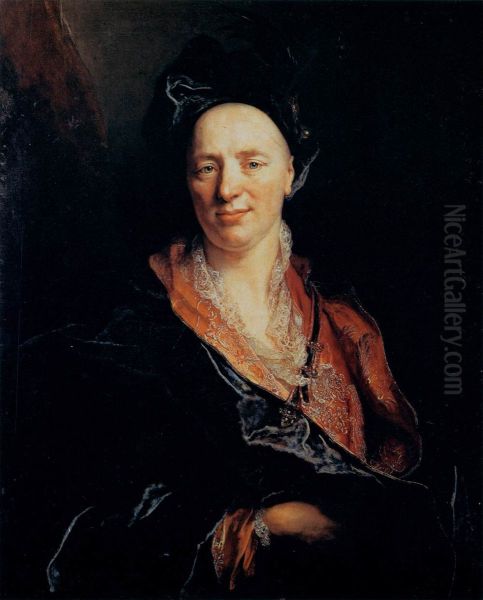 Portrait of Jean-Baptiste Rousseau Oil Painting by Nicolas de Largilliere