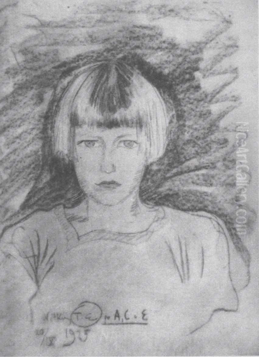 Portret chlopca Oil Painting by Stanislaw Ignacy Witkiewicz (Witkacy)