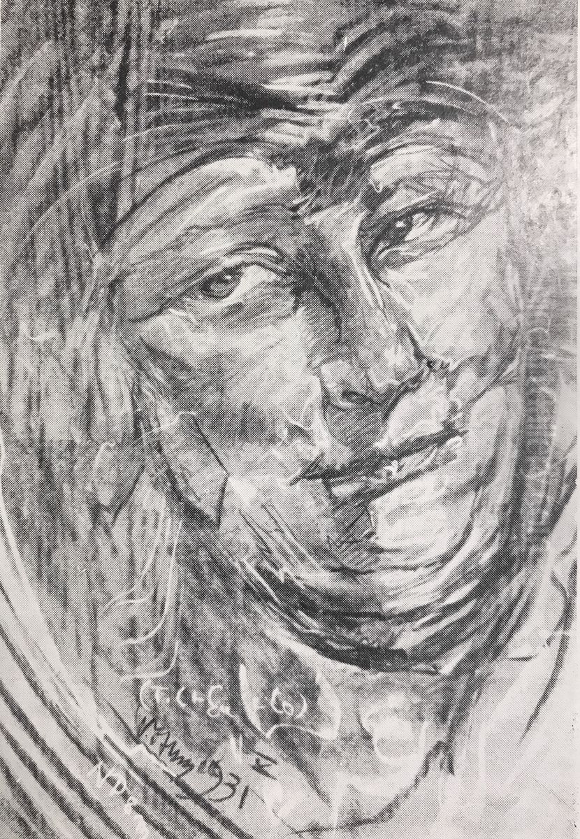 Portret Janiny Turowskiej Oil Painting by Stanislaw Ignacy Witkiewicz (Witkacy)