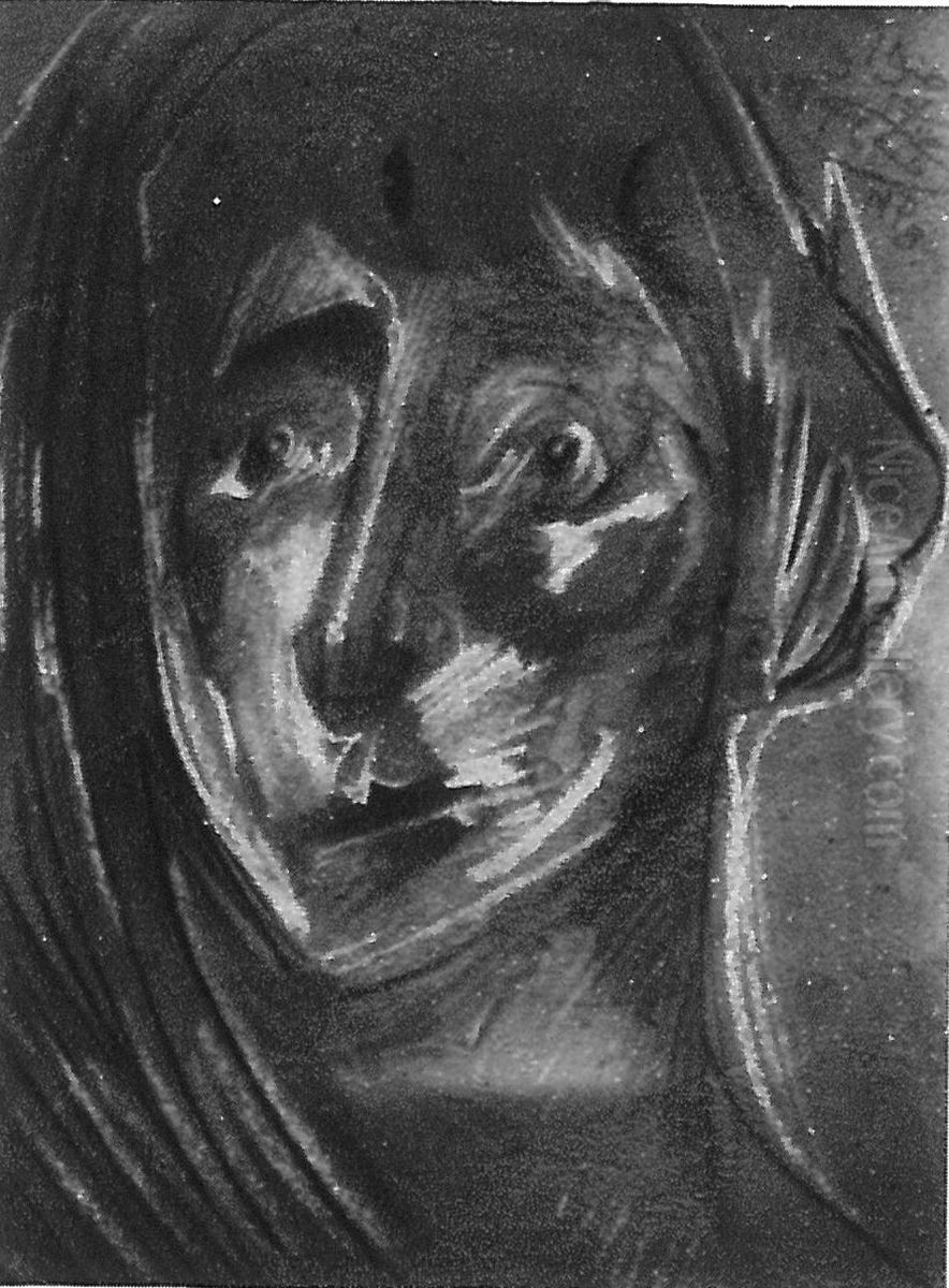 Portret Henryki Staroniewiczowej (?) Oil Painting by Stanislaw Ignacy Witkiewicz (Witkacy)