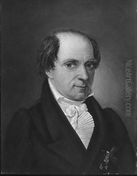 Jacob Aall Oil Painting by Johannes Flintoe