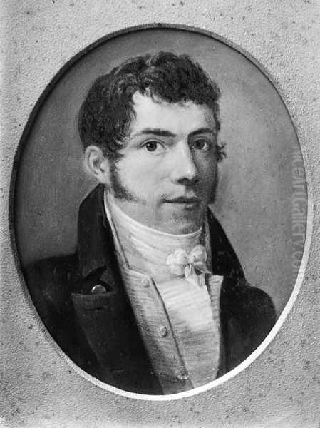 Self-portrait Oil Painting by Johannes Flintoe