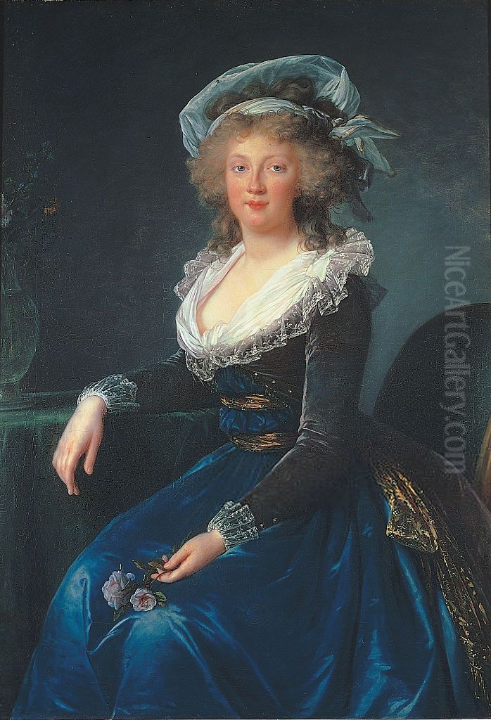 Portrait of Maria Teresa di Borbone Oil Painting by Elisabeth Louise Vigee Le Brun