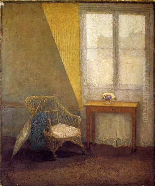 Cornel o Ystafell yr Artist ym Mharis Oil Painting by Gwen John