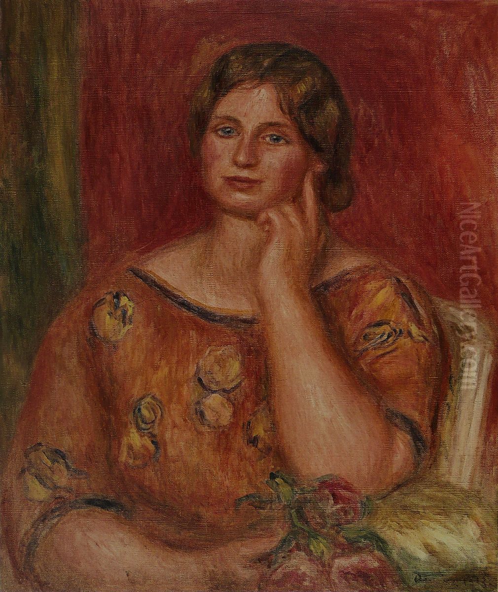 Portrait de Gertrude Osthaus Oil Painting by Pierre Auguste Renoir