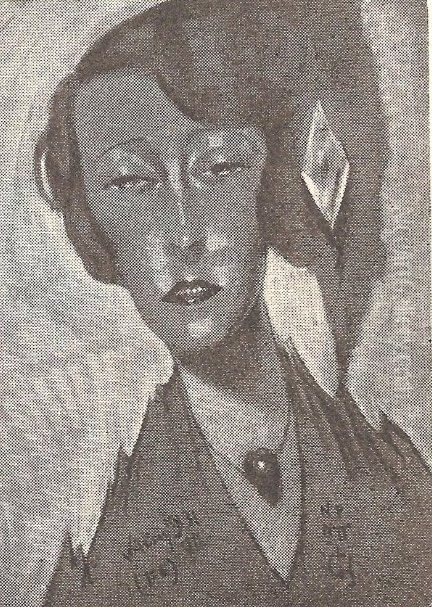 Female portrait Oil Painting by Stanislaw Ignacy Witkiewicz (Witkacy)